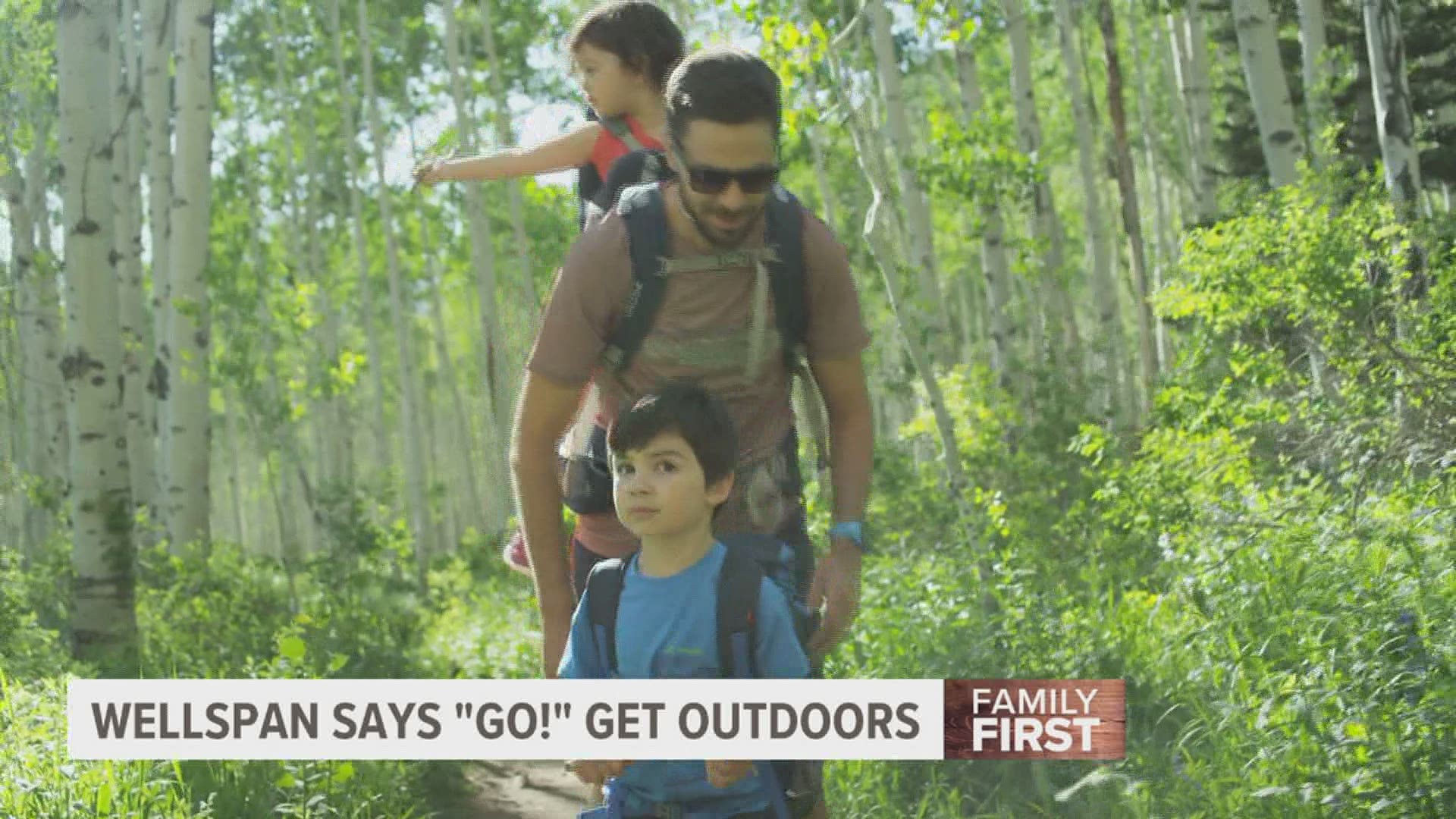The health network has brought back its "Get Outdoors!" program which encourages hiking and reading as a family activity.