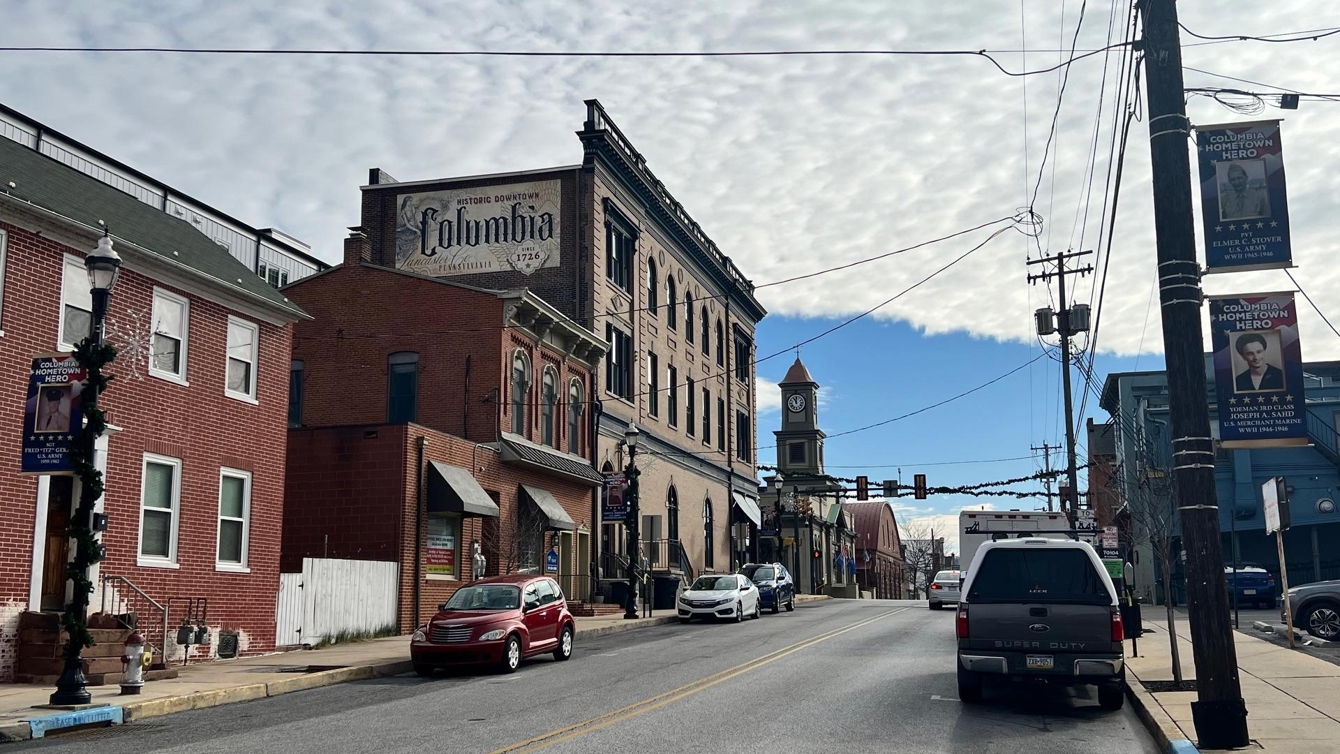 According to the Columbia Borough Fire Department, there is no hazard to the public.