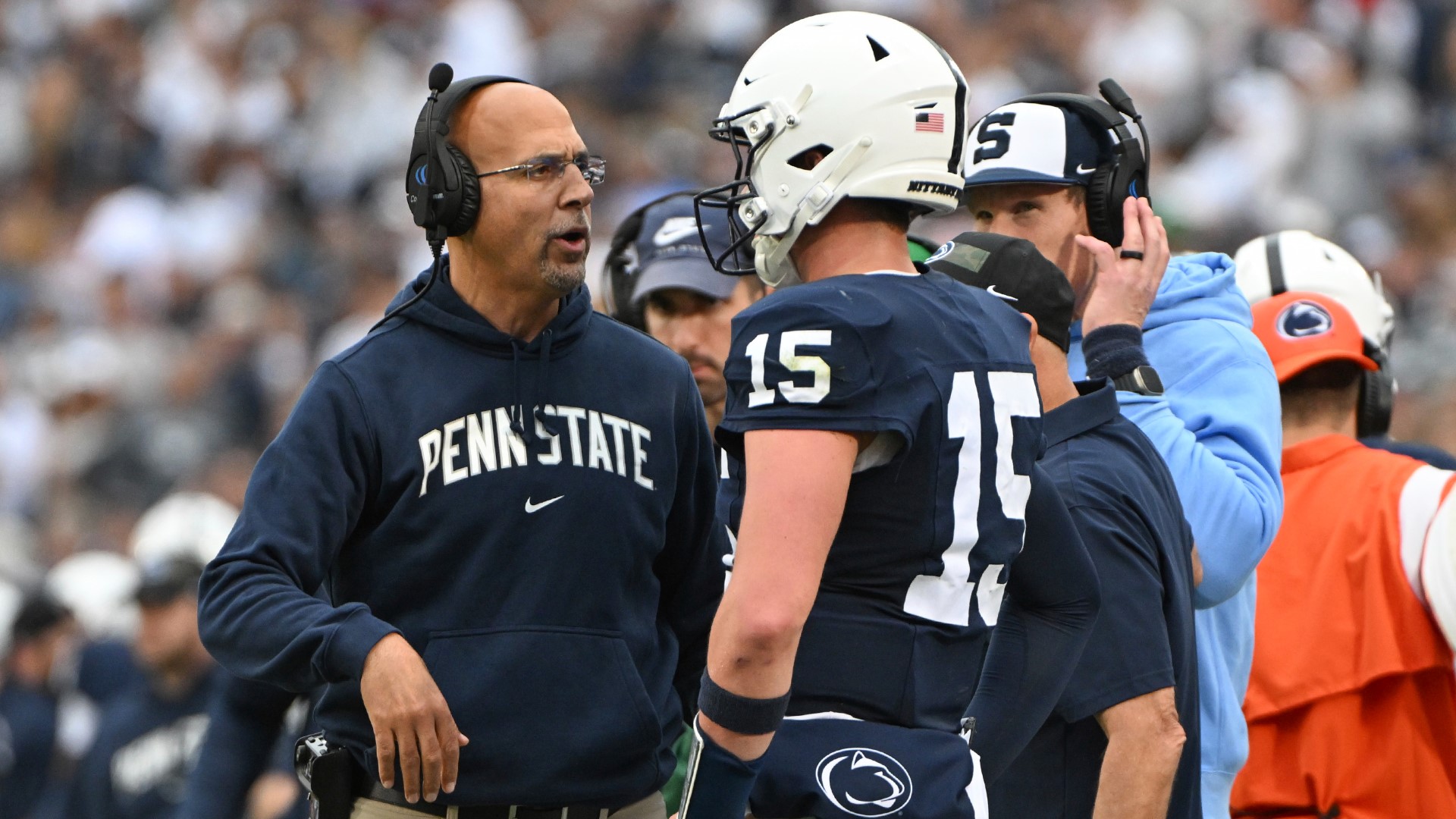 Penn State coach James Franklin spoke after his team eked out a win over Indiana.