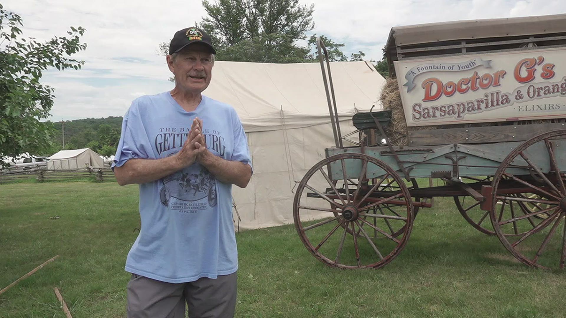 Reenactors are in Gettysburg this weekend for the 4th of July