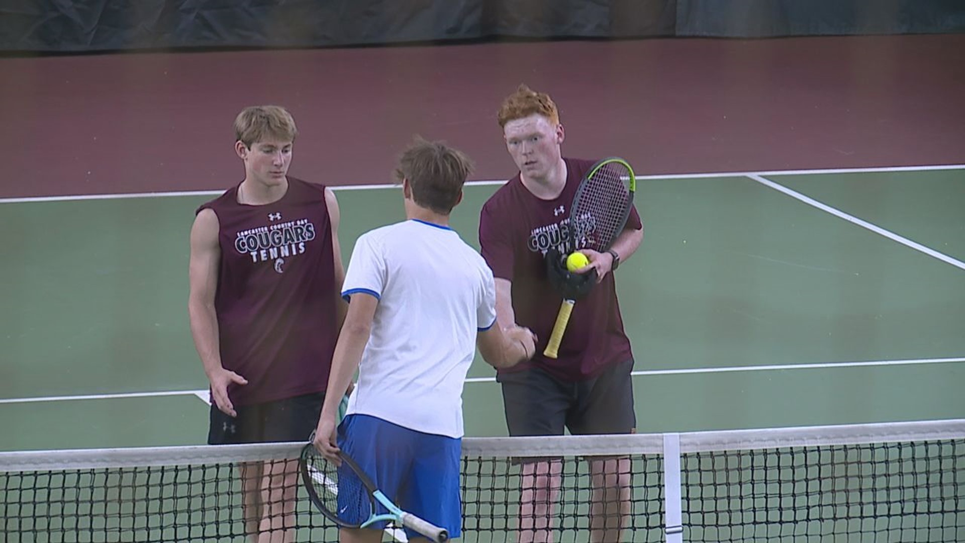 The Cougars are no strangers to playing at the Hershey Racquet Club.