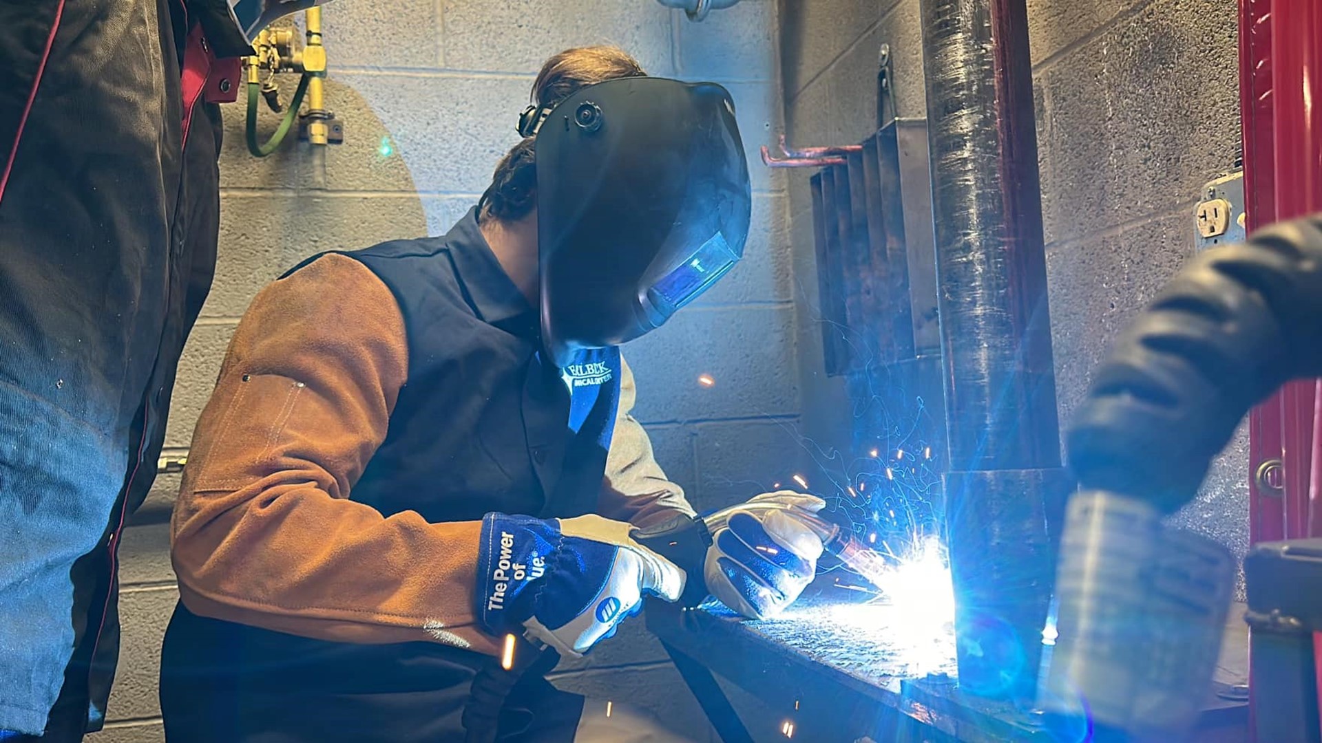 FOX43's Tyler Hatfield visited Earlbeck Gases and Technologies Welding Training Center in York County to learn what it takes to be a welder.