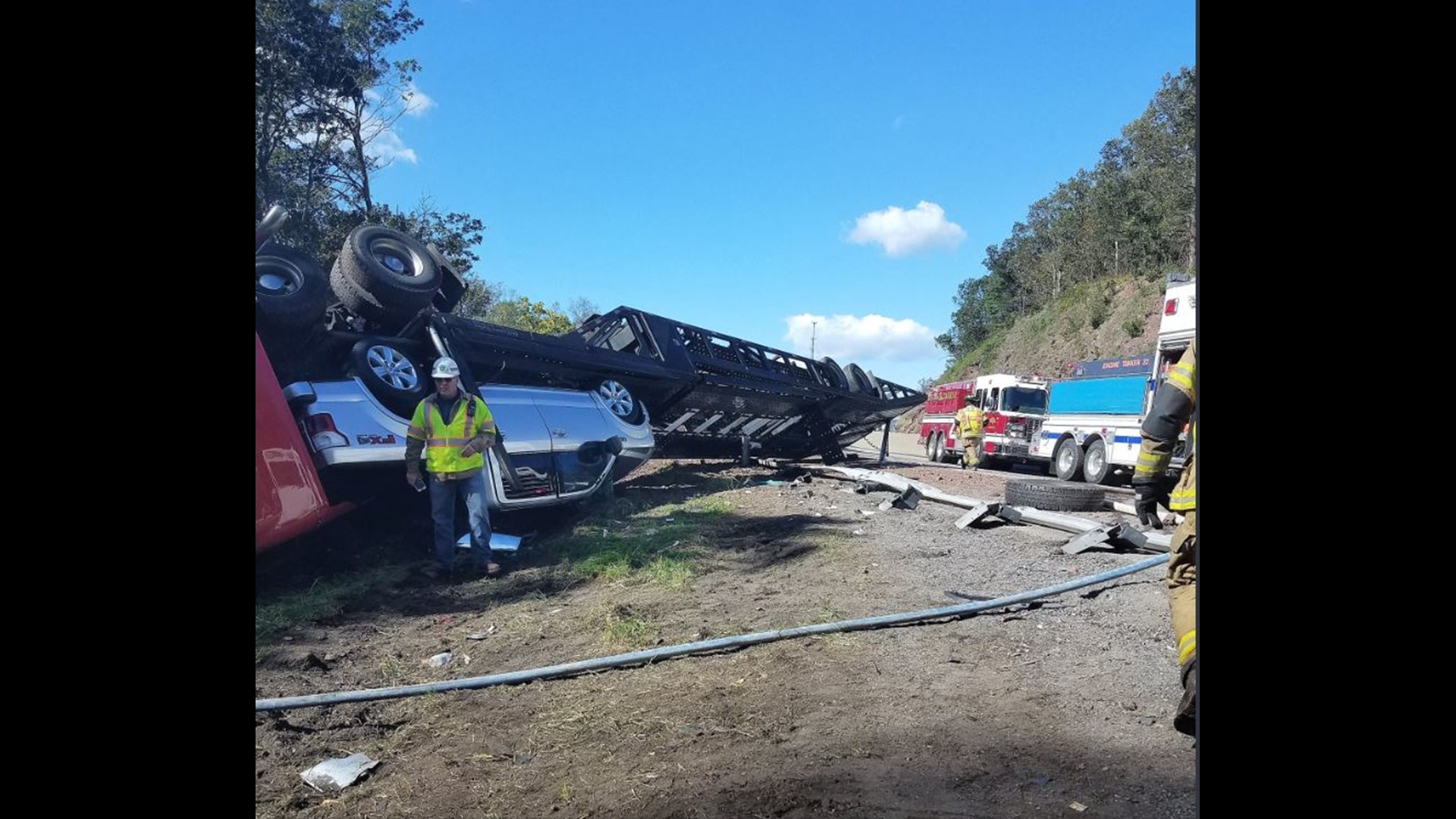 Fatal Accident Involving Two Tractor Trailers Closed Down Portion Of PA ...