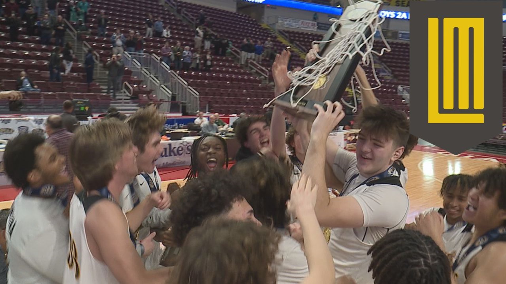 The Blazers stunned WPIAL champs Aliquippa, 60-44 at the Giant Center on Friday.