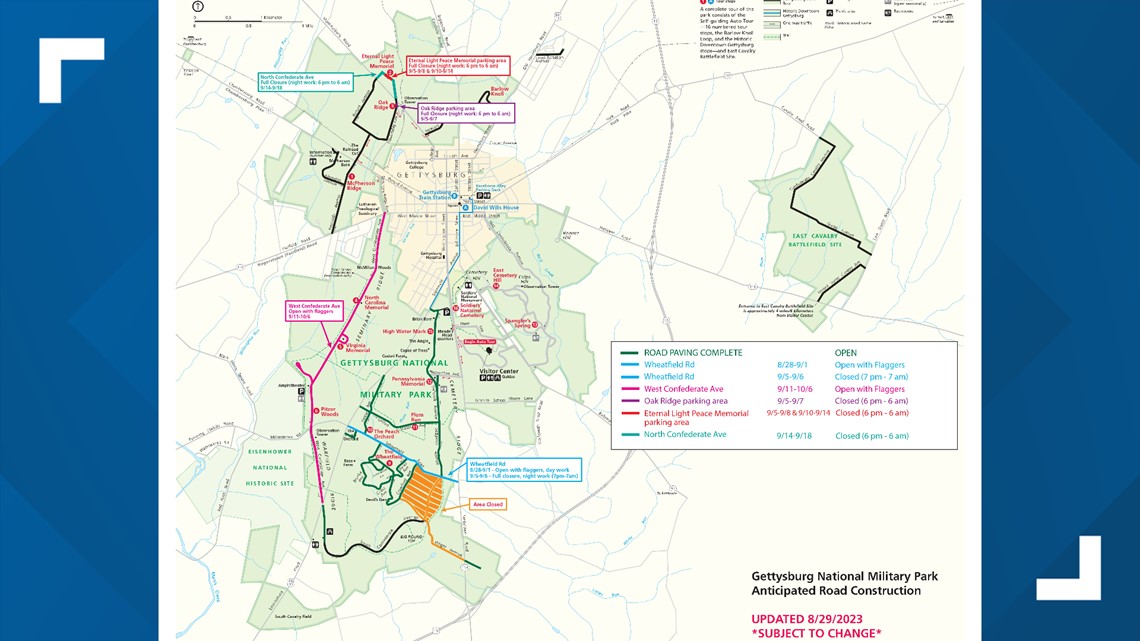 Next Phase Of Gettysburg National Military Park Repaving Project To   E31e43ec Ef74 4592 Af06 09c811109439 1140x641 