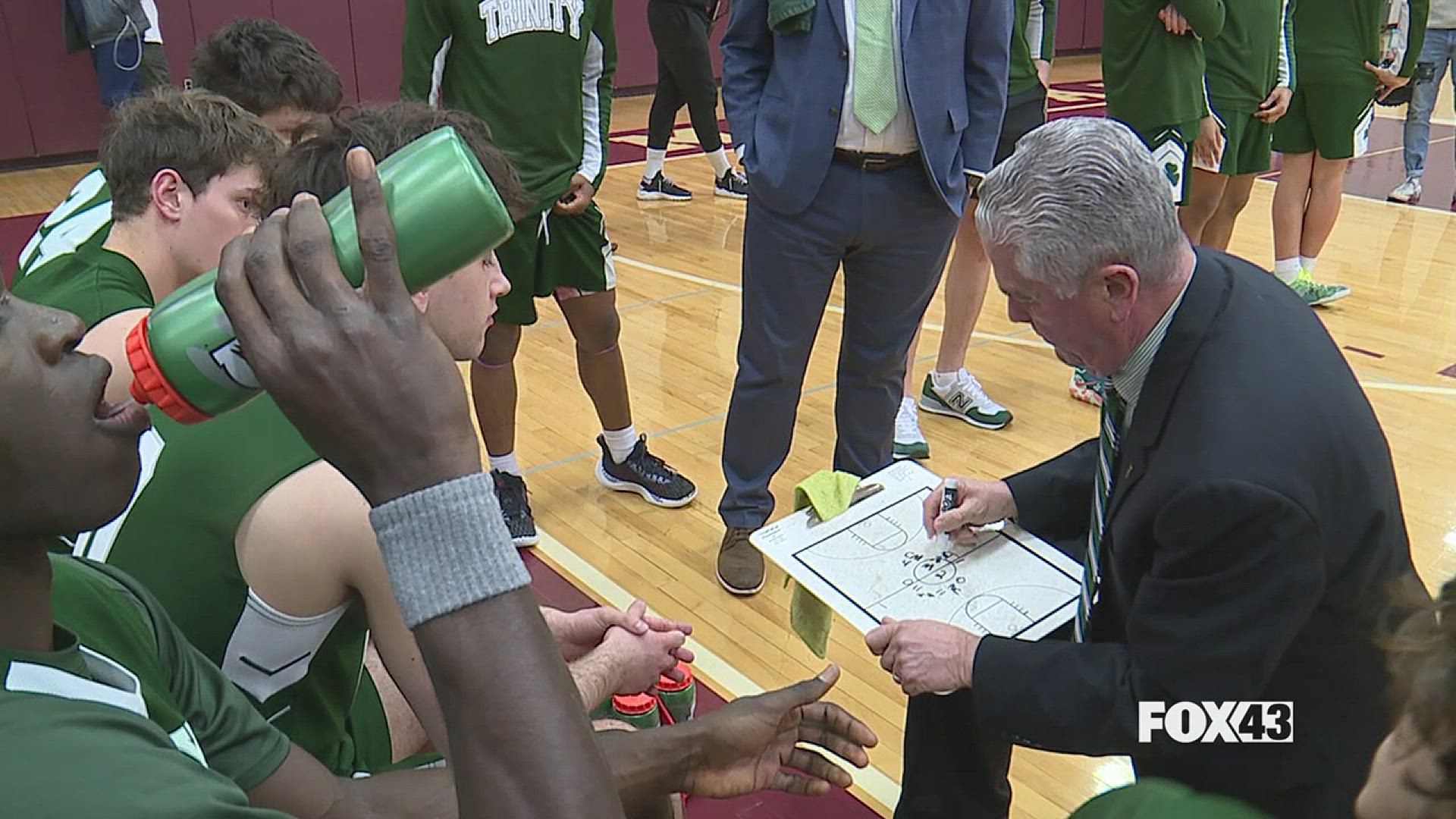 Highlights of Trinity's 52-49 loss to West Catholic