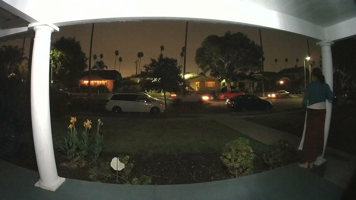 Cops ID car in chilling doorbell camera video of a vehicle speeding off  with woman's crying for help