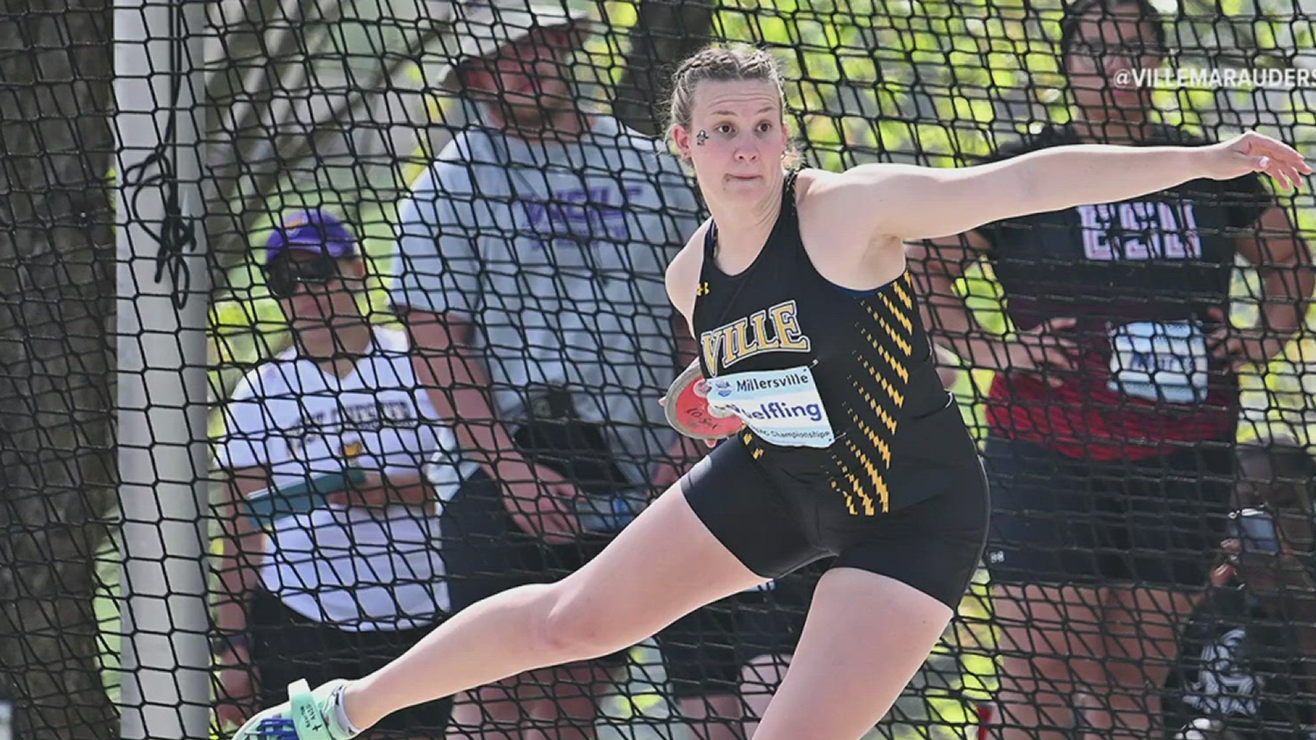 The Cedar Crest grad became the first Marauder to win an outdoor track and field National Championship.