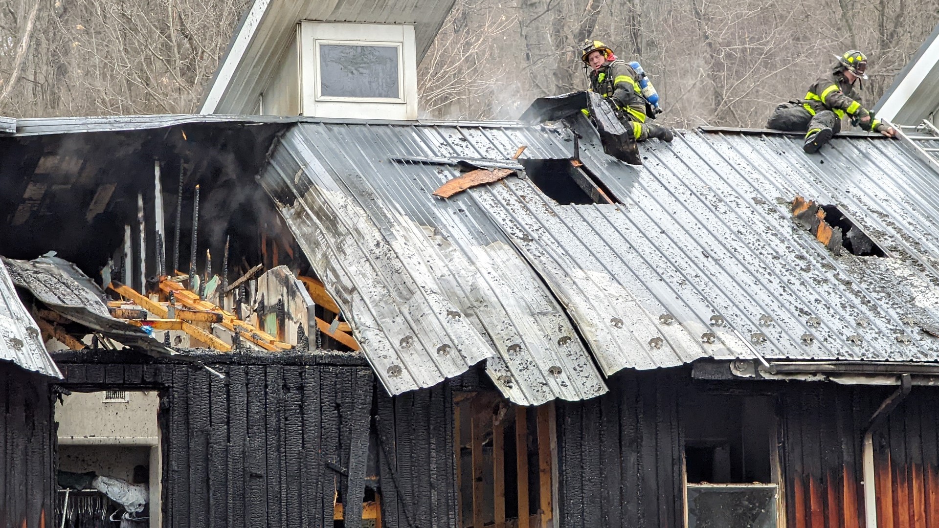 As a result of the Thursday morning fire, eight people have been displaced and are receiving assistance from the Red Cross.