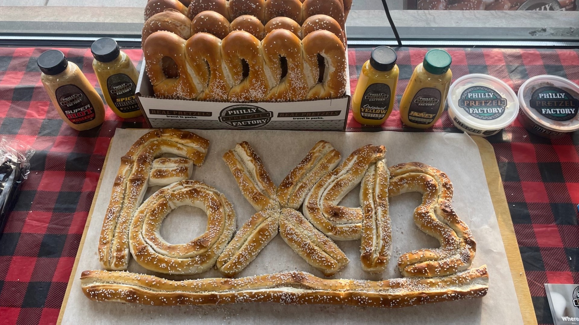Say that 3 times fast. Guests can get a free pretzel with no purchase necessary on April 26.