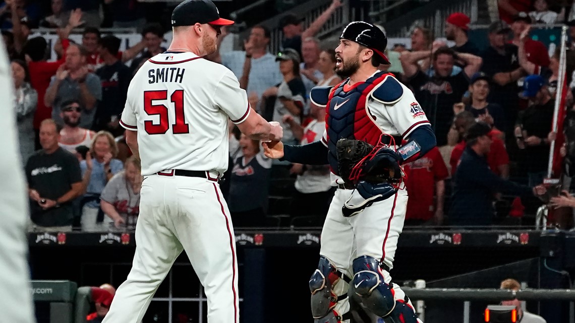 Braves survive scary ninth inning, hold off Phillies 2-1