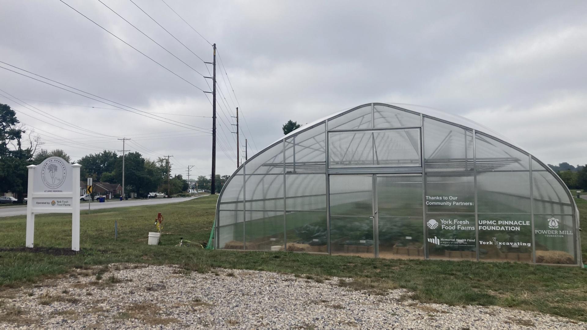 UPMC Memorial’s campus holds a full-time farm that grows hundreds of pounds of produce each week. That produce is then given to patients, staff and the community.