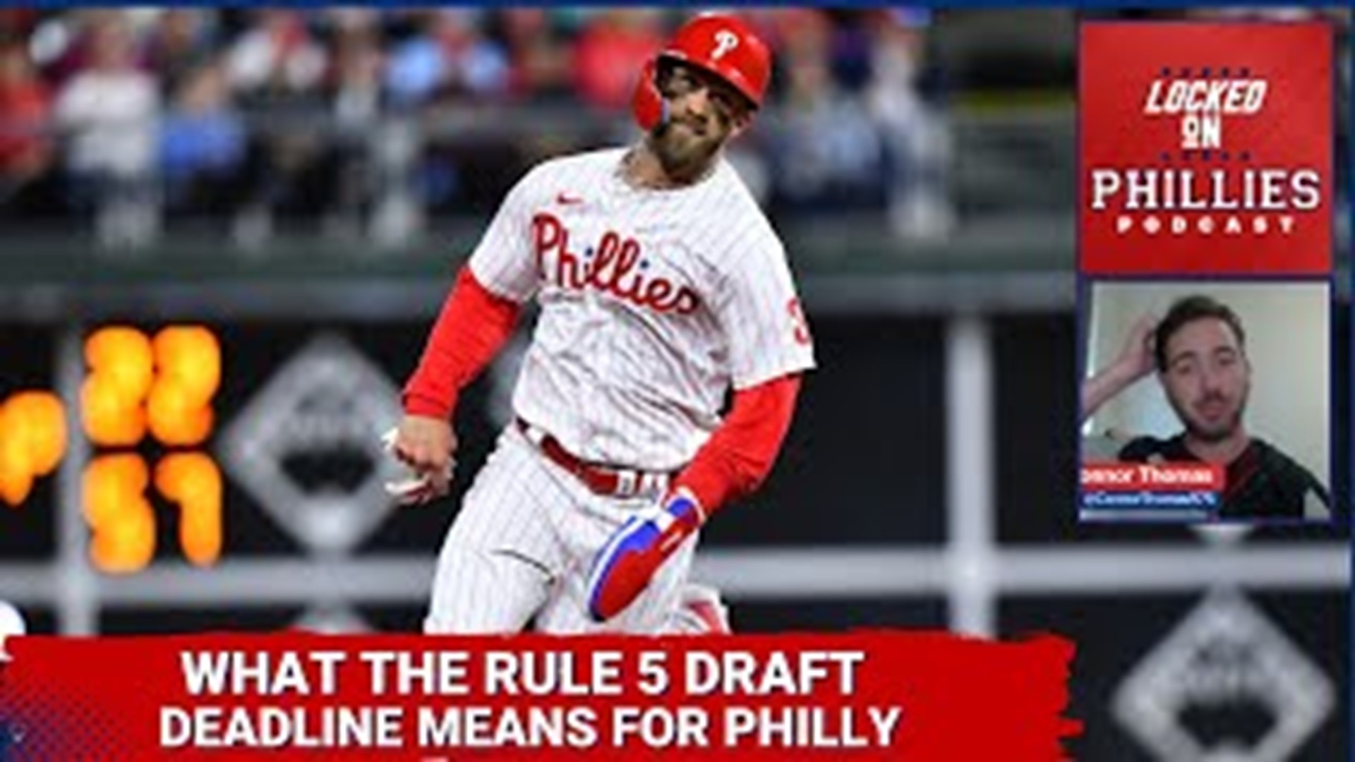 Connor breaks down today's Rule 5 Draft 40 Man Roster deadline, how adding and removing players from the 40 Man works, and who should be protected from the Rule 5.