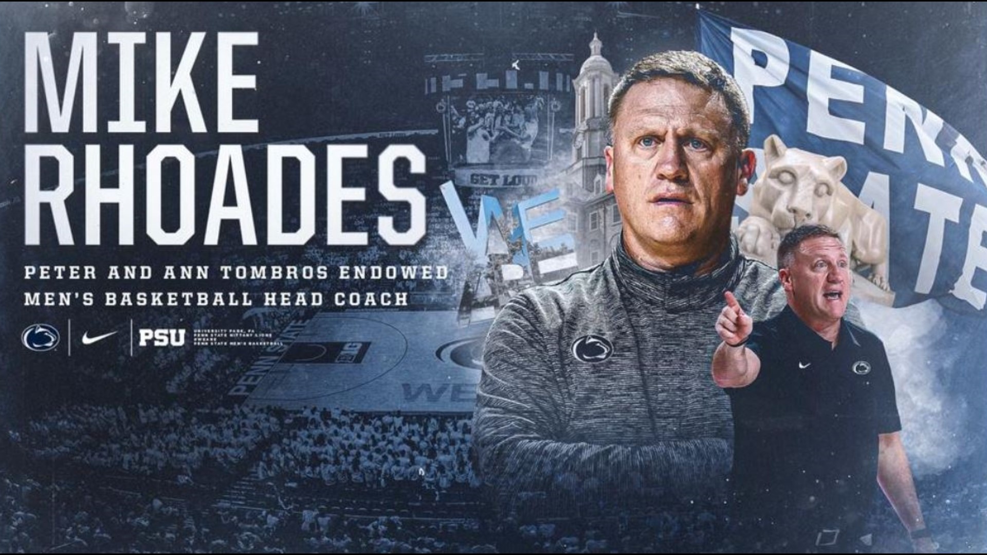 A new era has begun for the Penn State men's basketball program and it's been a wild 24 hours for Mike Rhoades.