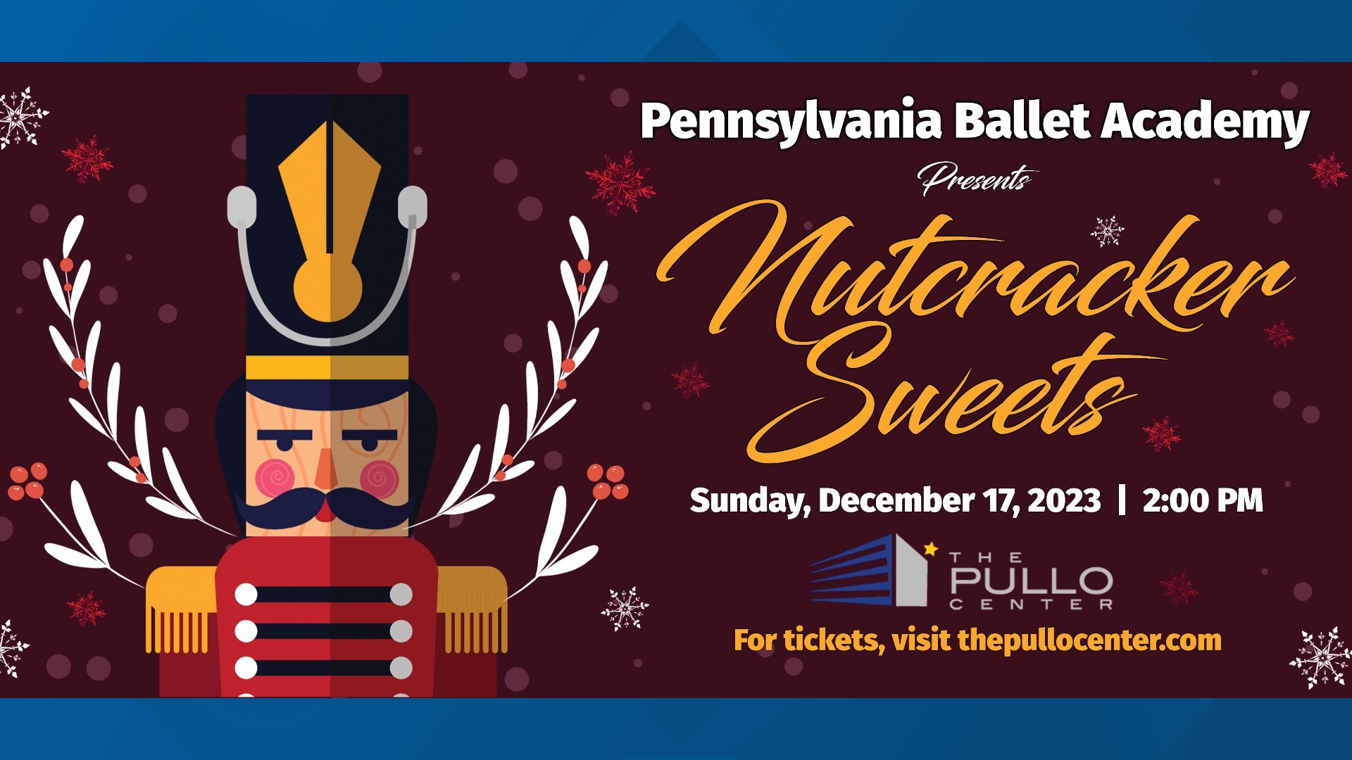 Students at the Pennsylvania Ballet Academy are getting ready to perform "Nutcracker Sweets" with live music from the Lancaster Symphony Orchestra.