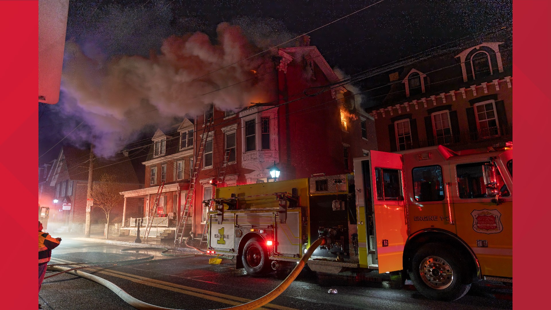 One person was killed in the fire on West Middle Street and nine were displaced, according to the Gettysburg Police Department.
