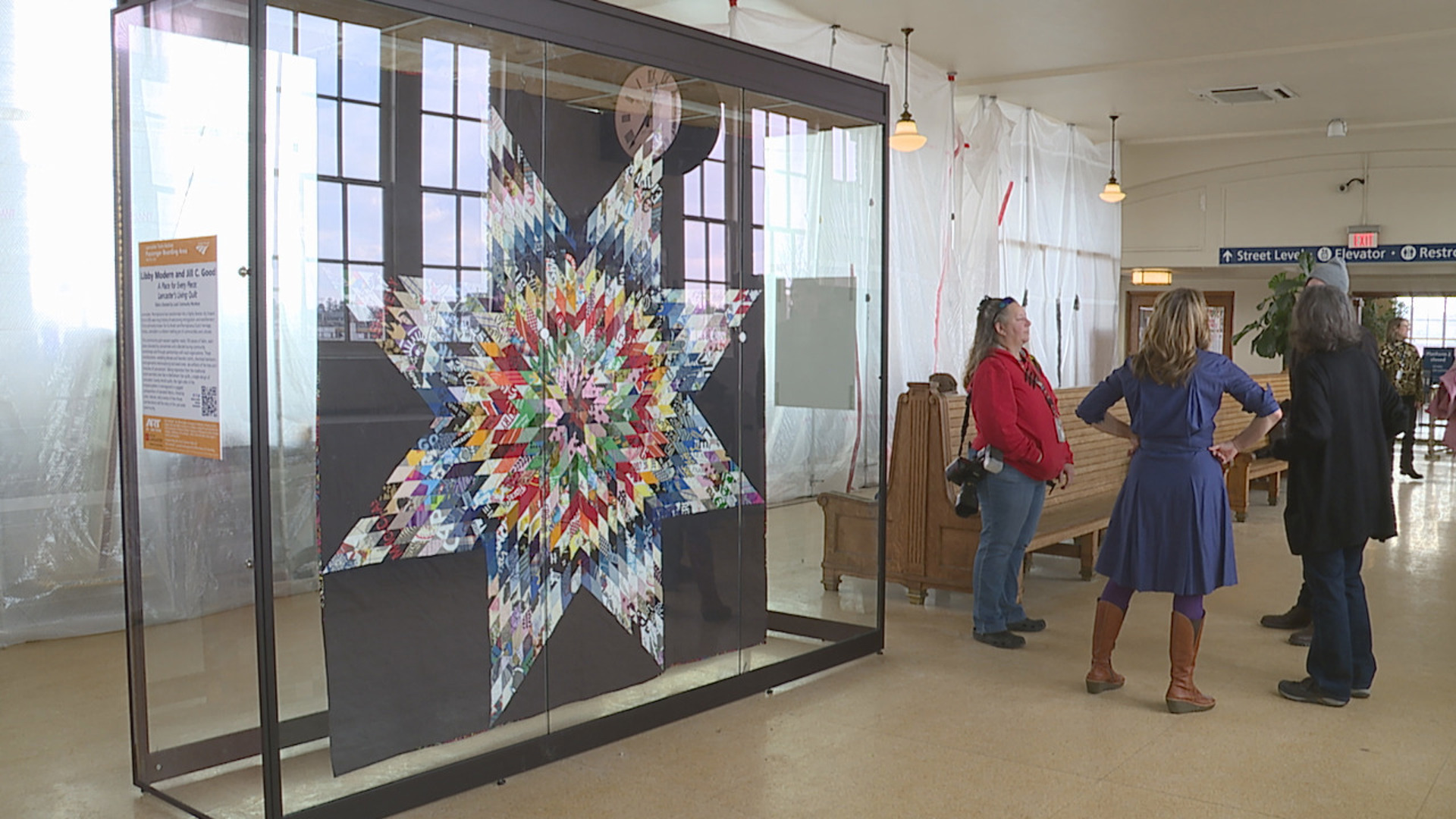 Art Exhibition Quilt Unveiled At Amtrak Lancaster Fox43 art-exhibition-quilt-unveiled-at-amtrak-lancaster-fox43