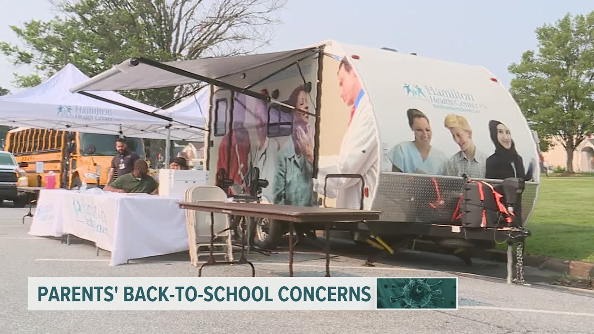 Many parents of school-age children remain concerned about coronavirus and its impacts in the coming school year.