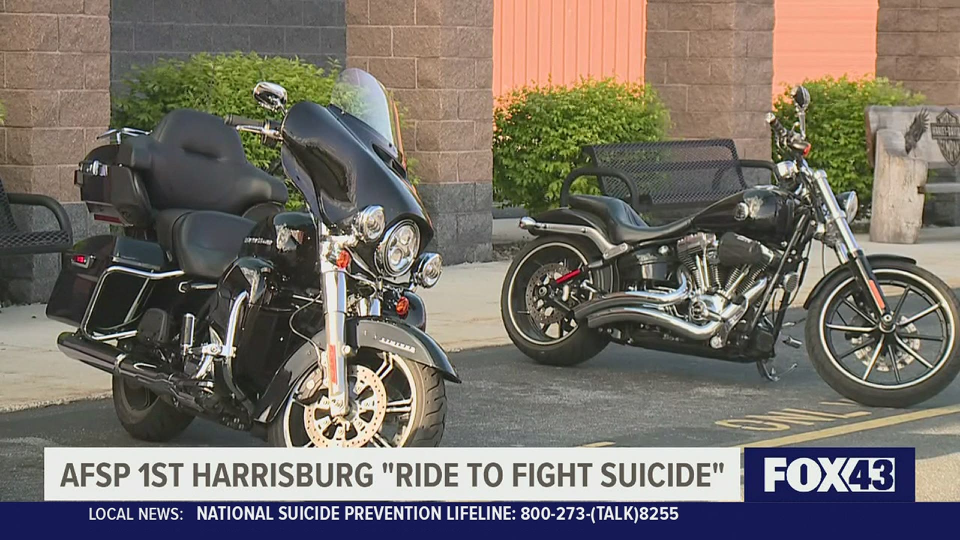 Organizers with the local chapter of American Foundation for Suicide Prevention are hosting the first 90-minute ride to raise suicide prevention awareness.