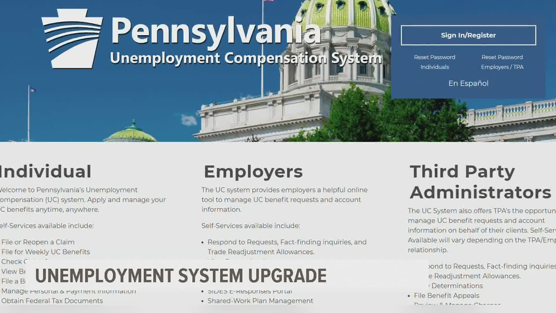 Pennsylvania's new unemployment compensation system has launched