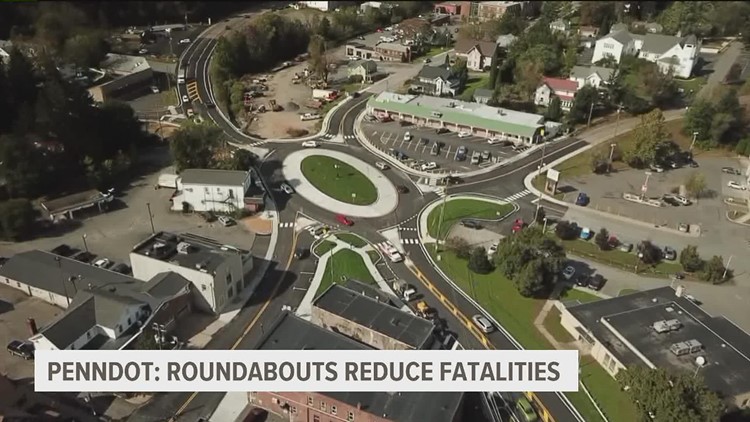 Car crashes decrease after roundabouts are installed, according to PennDOT