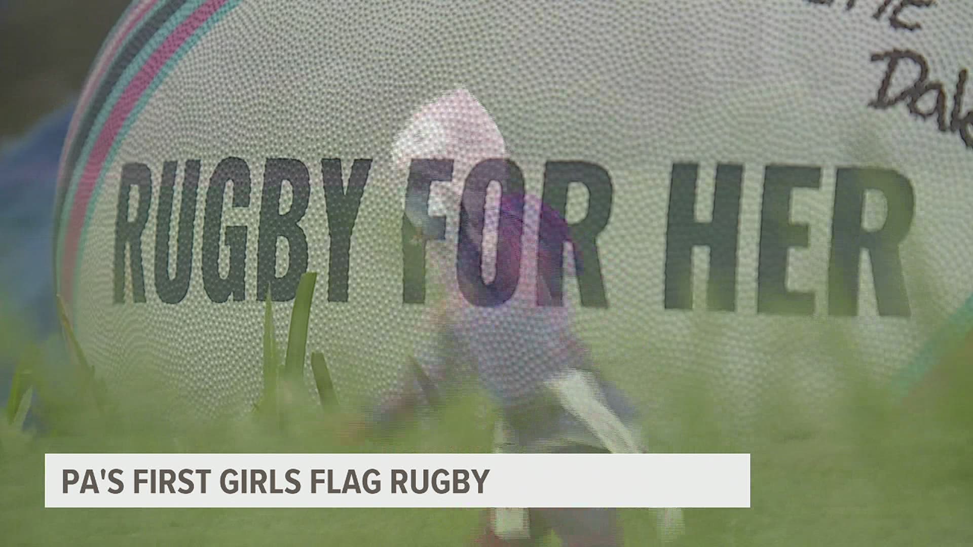 Pa is the eight state to jump aboard and host a girls flag rugby program in the commonwealth.