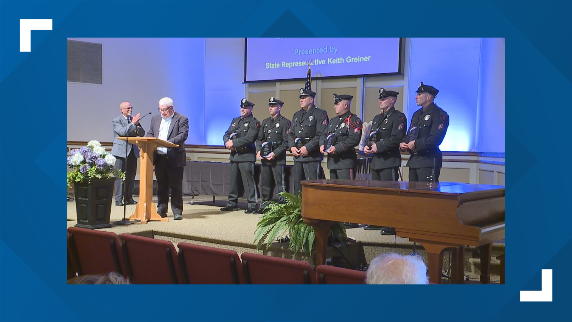 Police officers in Lancaster County were honored in the 36th annual Police Officers' Memorial and Appreciation Service at Grace Church at Willow Valley.