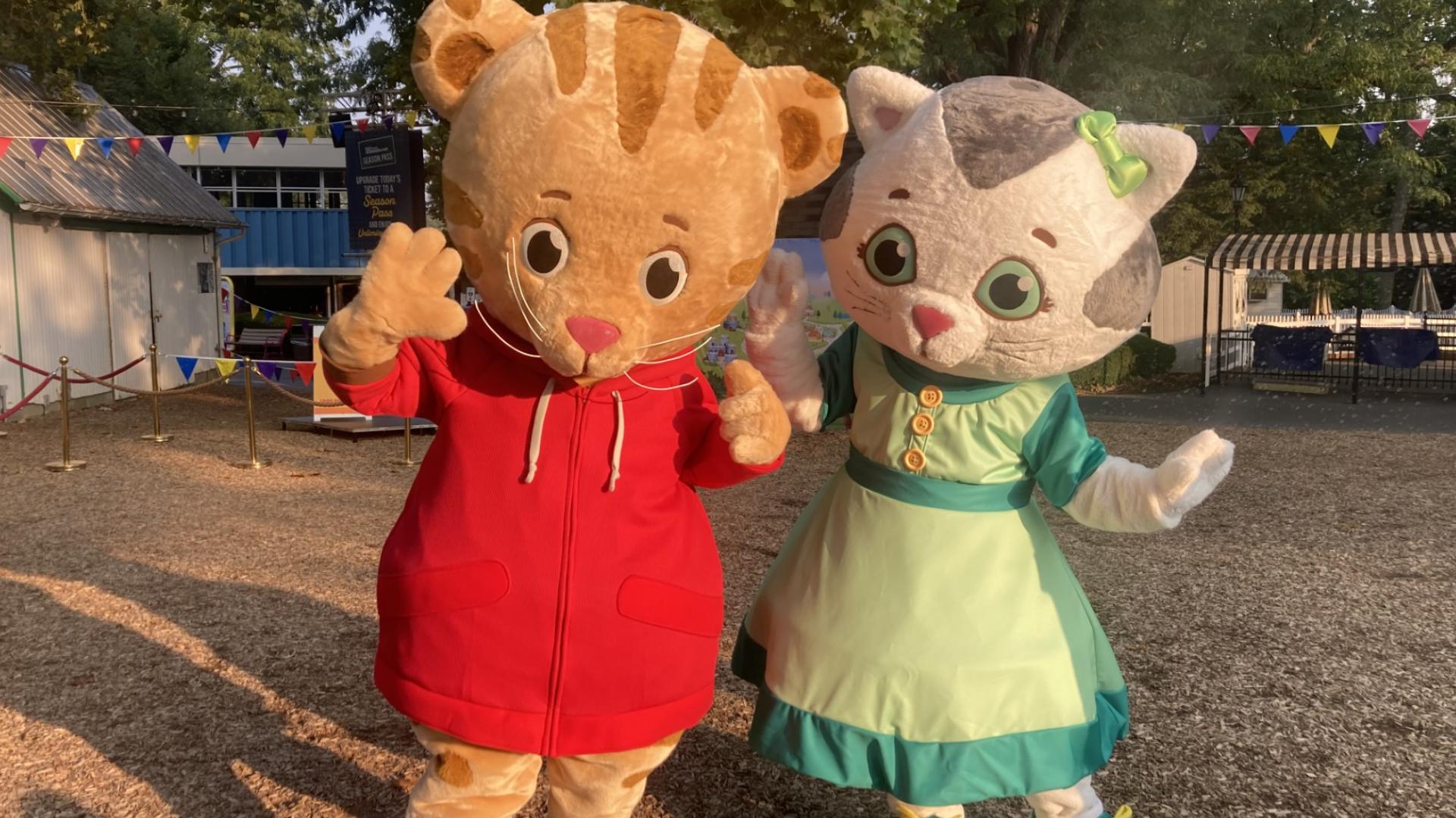 The family theme park is featuring meet and greets with characters from the PBS KIDS' show Daniel Tiger's Neighborhood from Aug. 16 through Aug. 25.