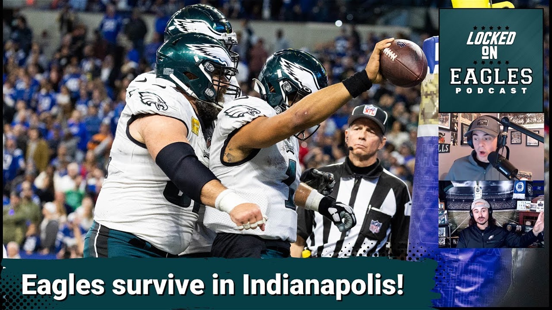 Philadelphia Eagles QB Jalen Hurts and the entire defense stepped up when it mattered most to get a come from behind 17-16 victory over the Indianapolis Colts.