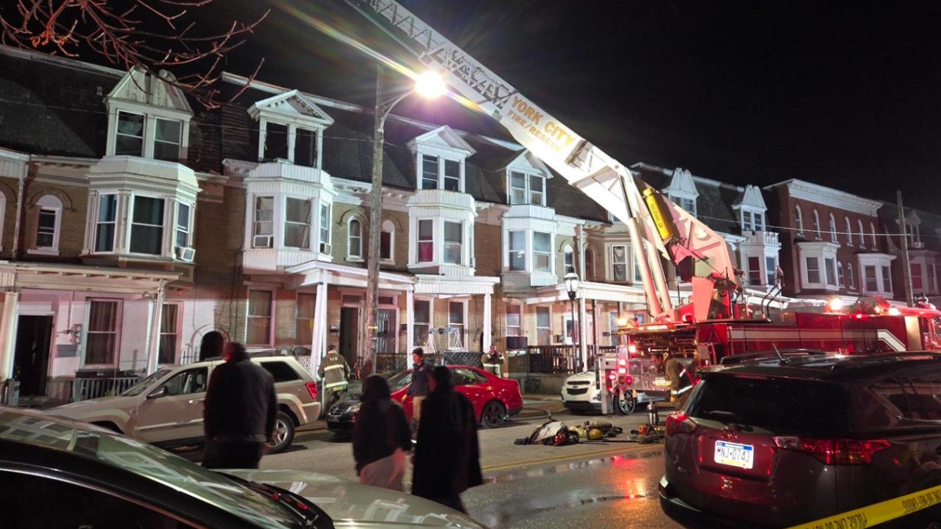 15 people displaced following house fire in York City | fox43.com