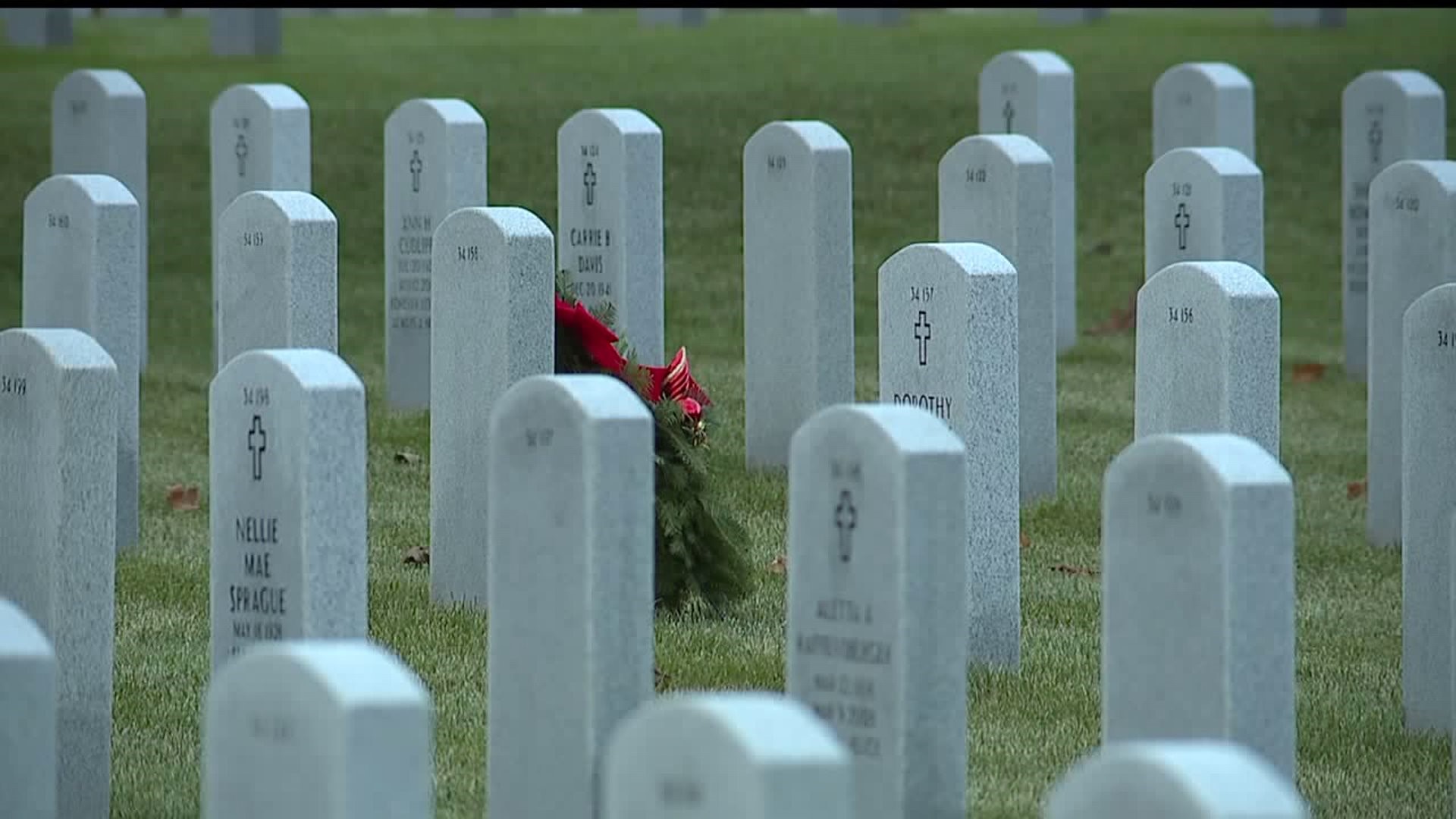 Indiantown Gap National Cemetery needs donations so every soldier`s grave has a wreath this December