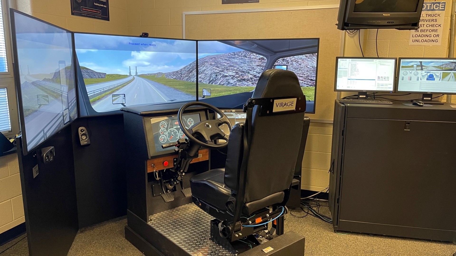 Northeastern High School, in Manchester, York County, reached their goal to purchase a CDL and forklift simulator for students.