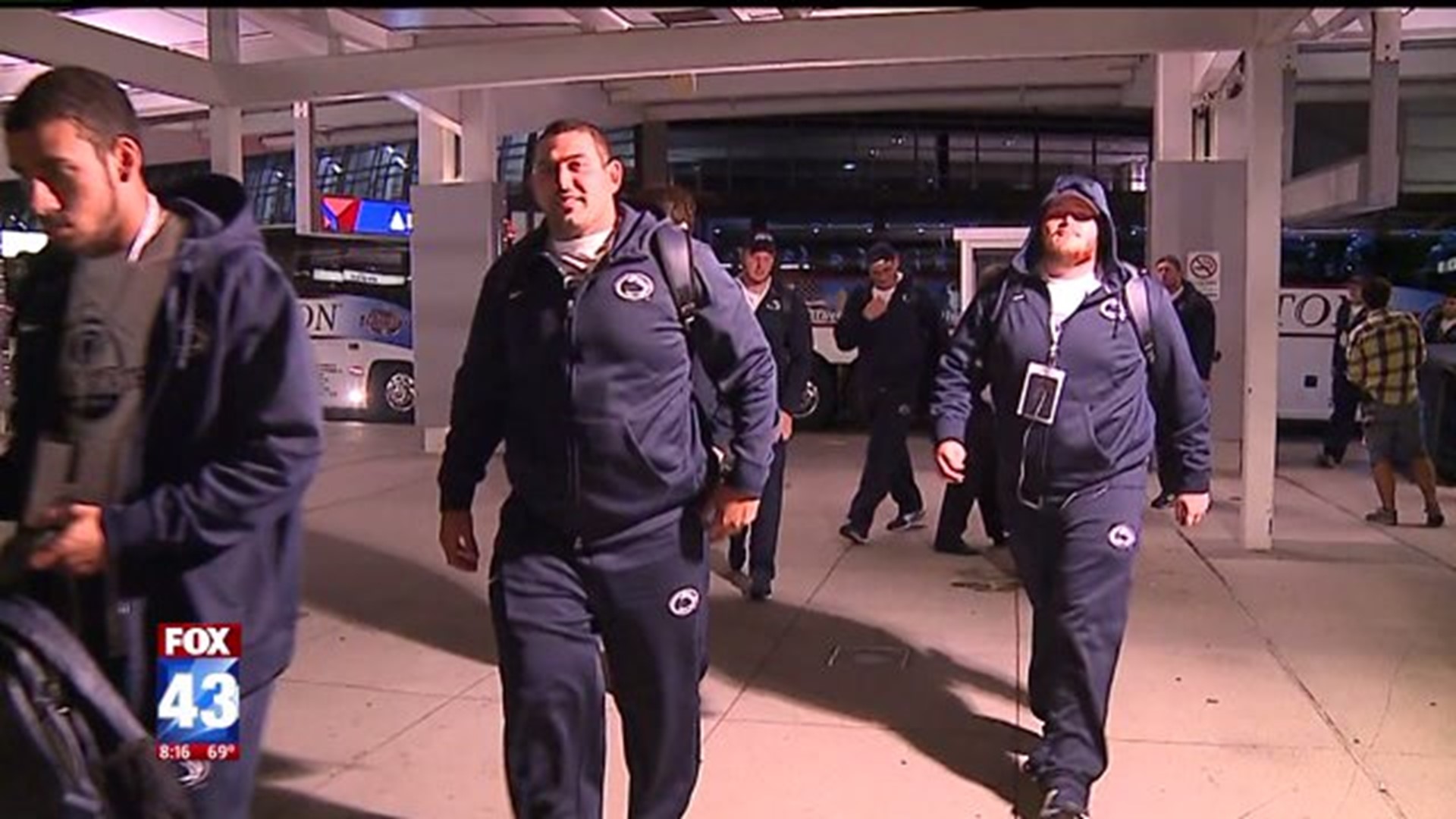 VIDEO: Penn State football leaves for Ireland