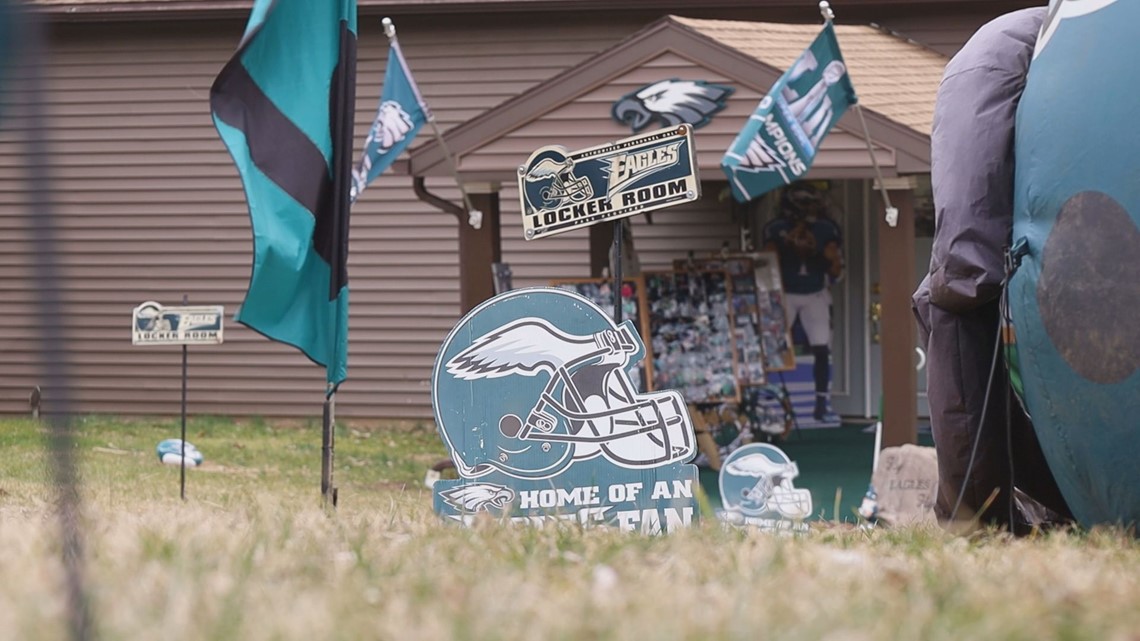 Super Bowl 2023: Go inside Barry The Hatchet Vagnoni's enormous Eagles  man cave in Reading - 6abc Philadelphia