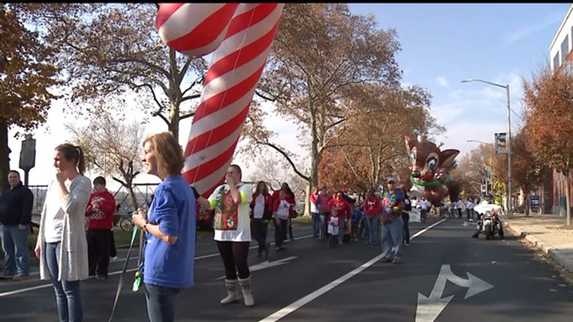 Holiday parade travels through streets of Downtown Harrisburg