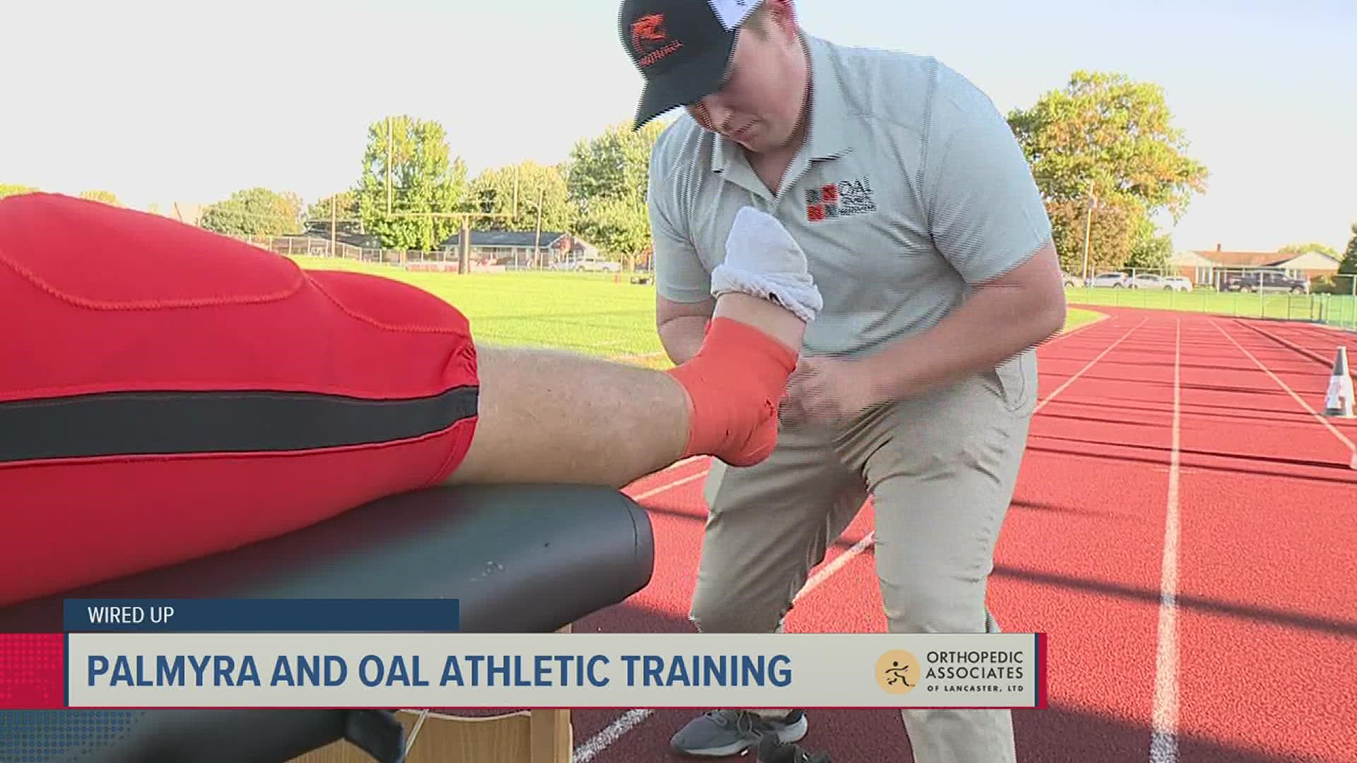 Trainers keep the student-athletes safe and get them back on field as soon as possible