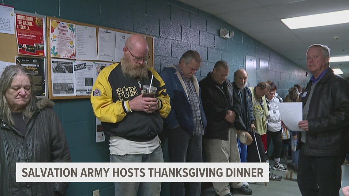 Carlisle Salvation Army hosts Thanksgiving dinner for those in need