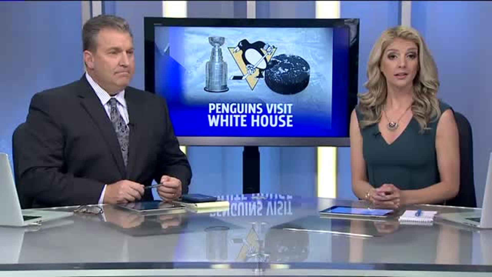 Pittsburgh Penguins visit White House