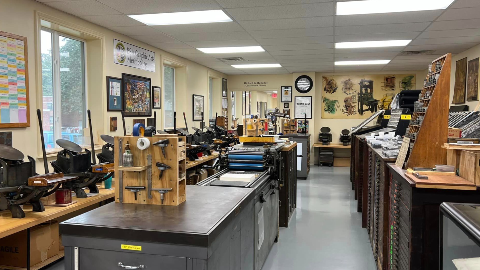 The .918 Club has used a building on the Thaddeus Stevens campus to keep the art of letterpress printing alive since 2009. Now it's being asked to leave.