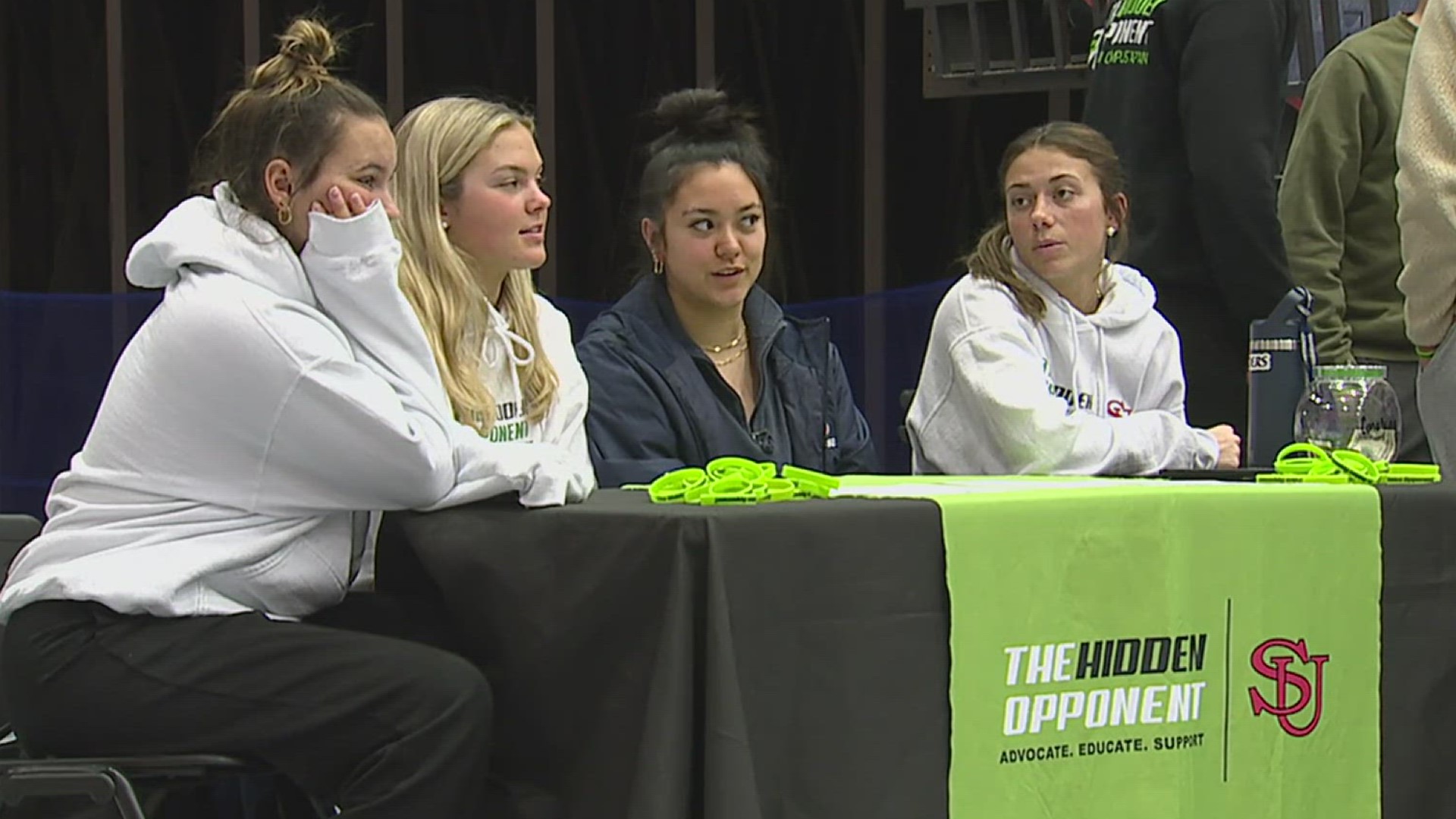 College and high school student-athletes are learning more about the importance of mental health.