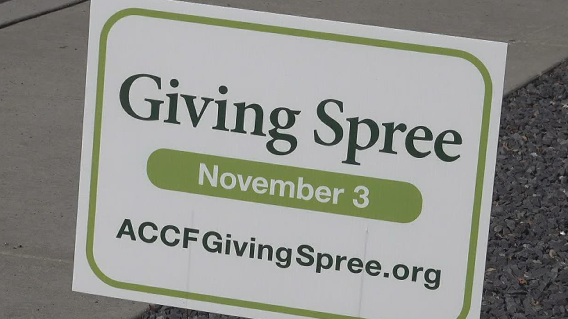 It’s a fundraiser that gives back to non-profits across the county. “Last year’s Giving Spree raised about $3.1 million," said Ralph Serpe