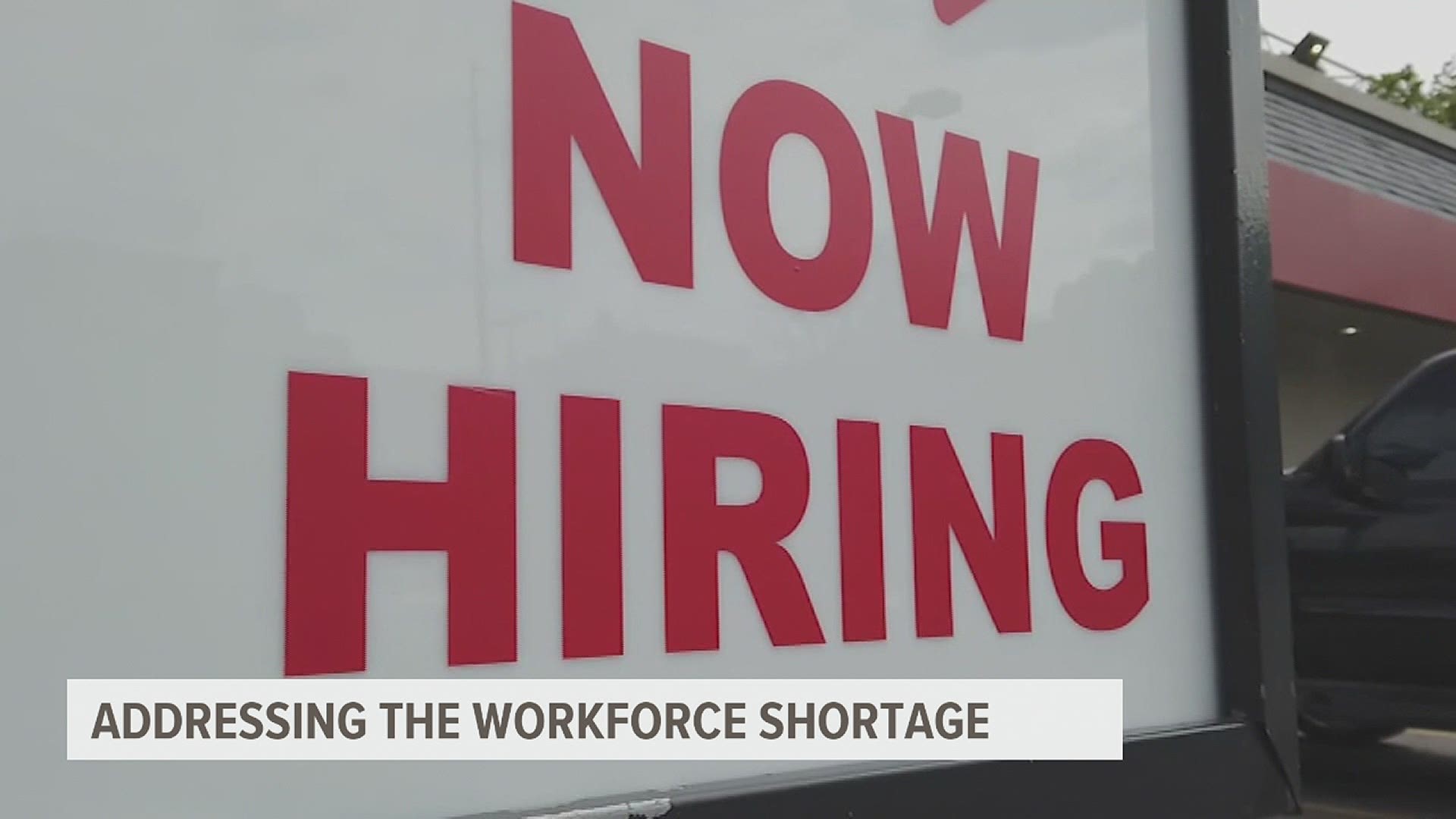 Business say they are struggling to hire workers to fill open positions.