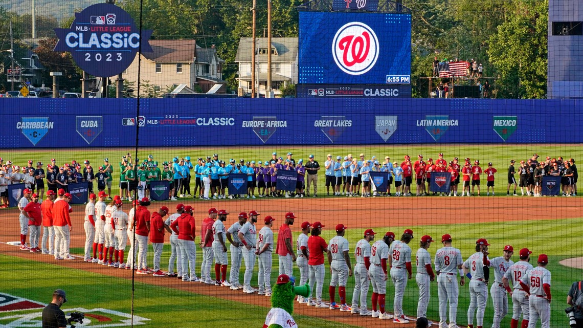 Trevor Williams sharp for Nationals in 4-3 win over Phillies in MLB Little  League Classic
