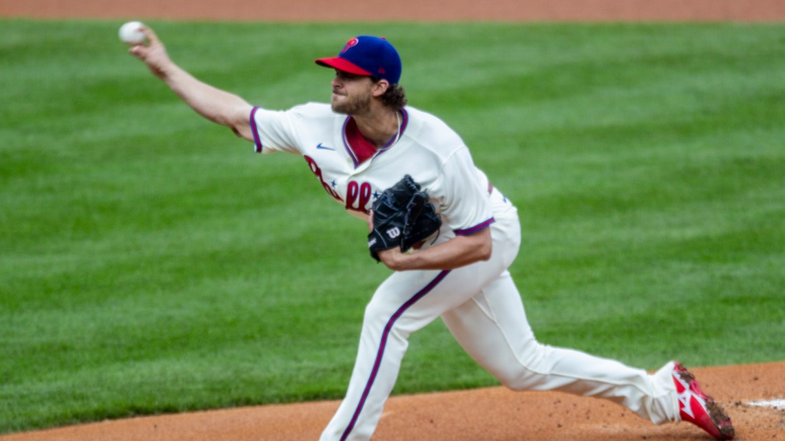 Aaron Nola pitches complete game shutout