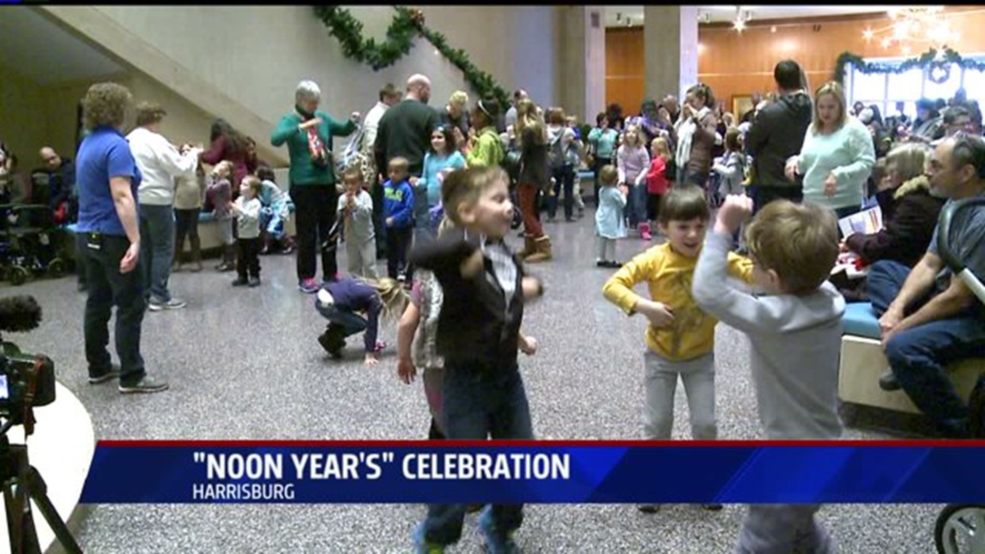 2017 arrive past your bedtime? Welcome to the "Noon Year"!