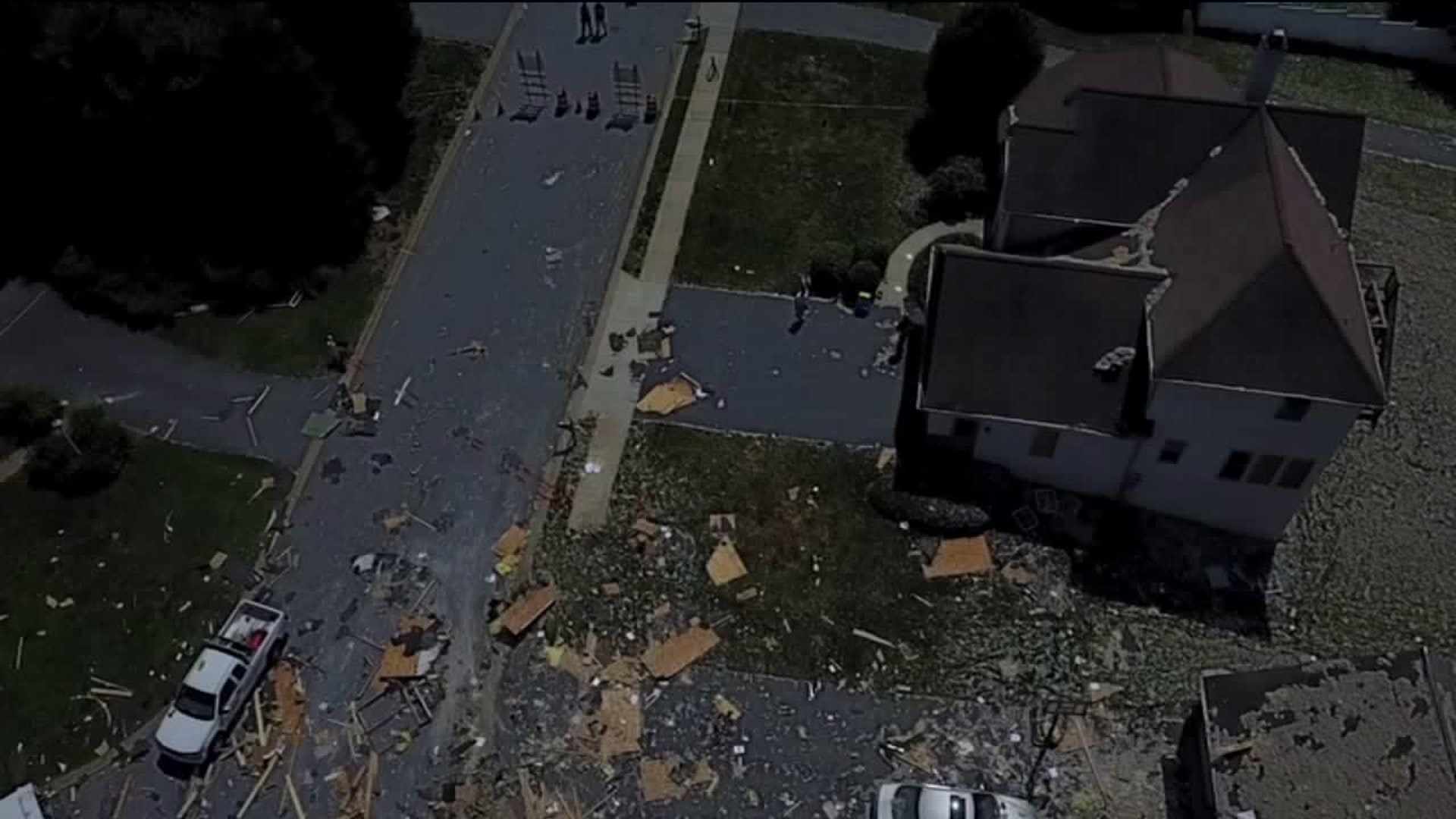 Lancaster Gas Explosion Drone Video