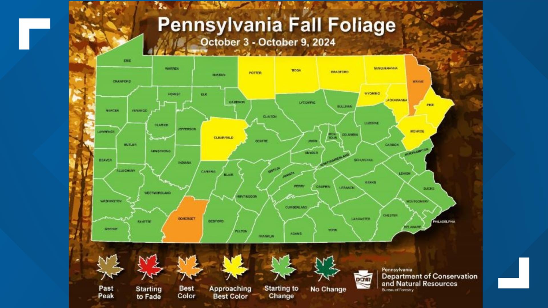 View the sights of autumn across central Pa. with the weekly DCNR fall ...