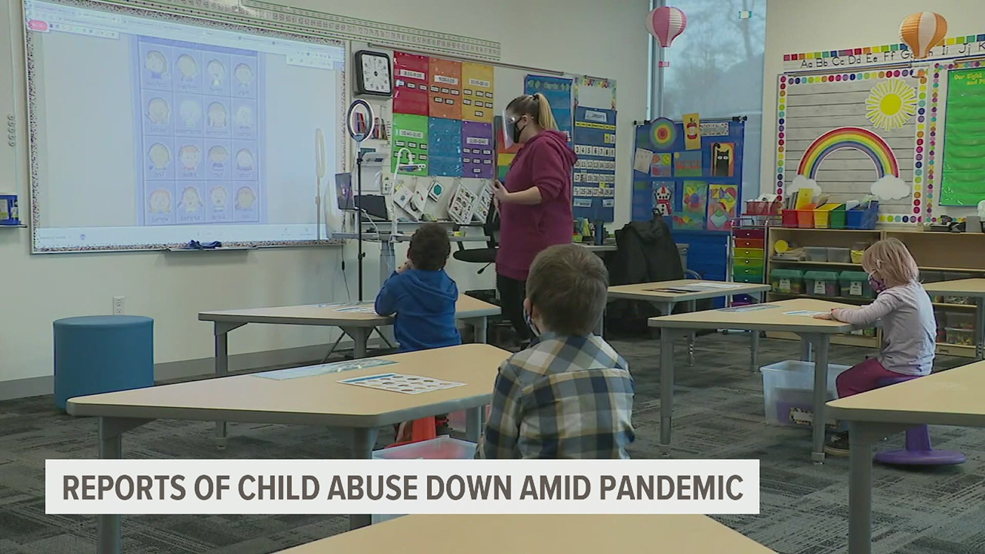 A year into the pandemic, calls to report suspected child abuse are still down, but officials say abuse probably isn't.