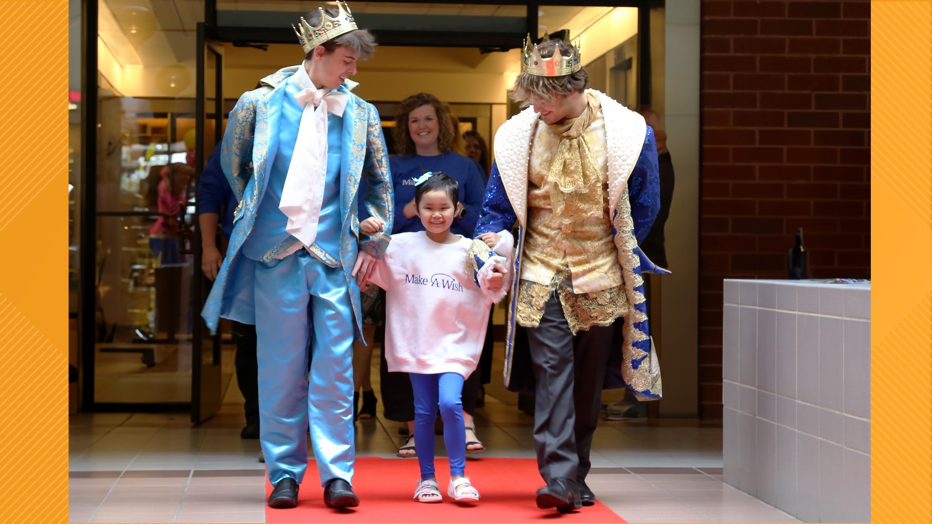 The extravagant send-off was all made possible by Capital Blue Cross and Make-A-Wish.