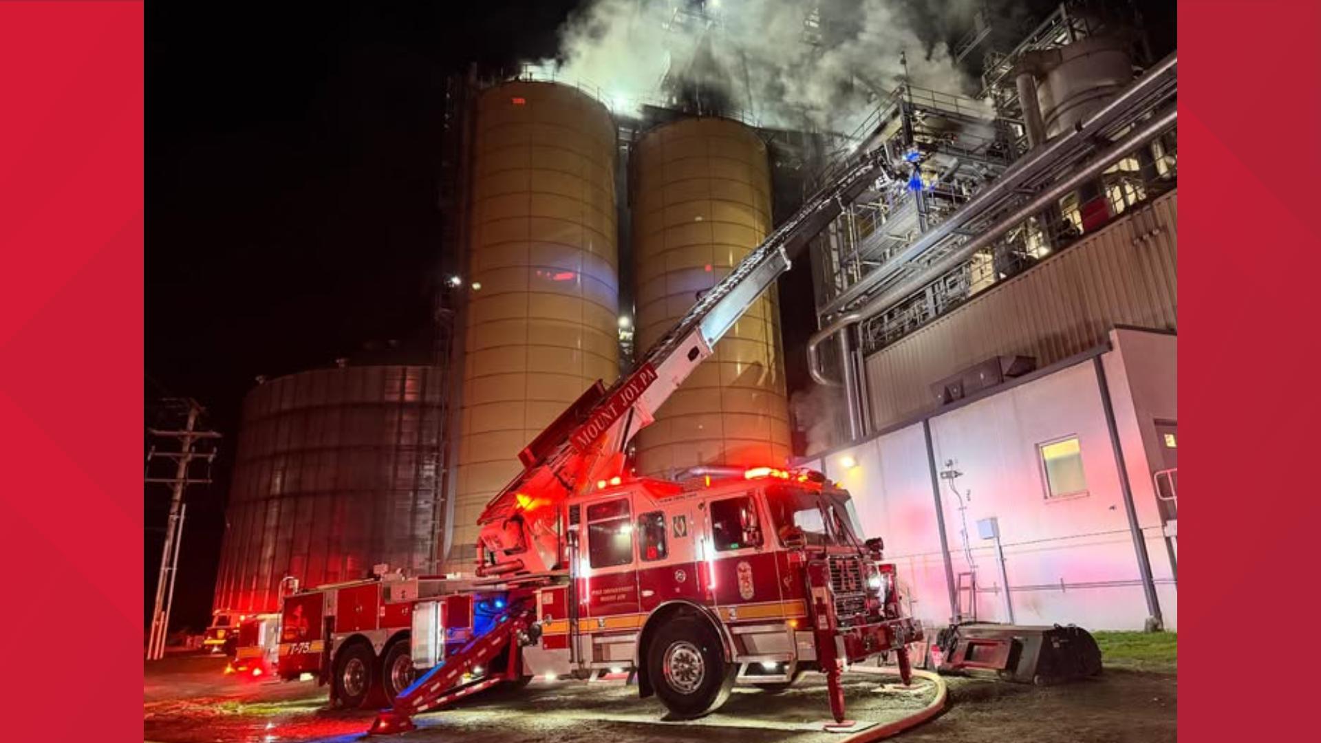 Crews respond to early-morning fire at Lancaster County facility ...